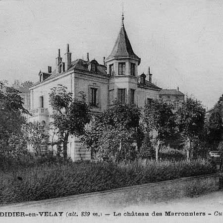 Les Marronniers Bed and Breakfast Saint-Didier-en-Velay Exteriör bild